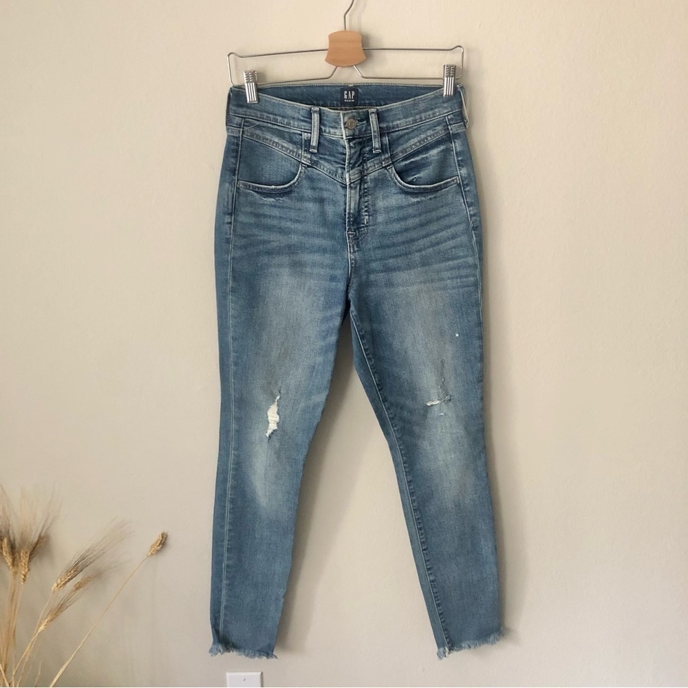 Gap True Skinny Jeans in Indigo Blue Western Size 28